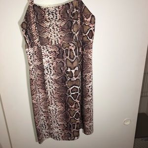 Snakeskin dress
